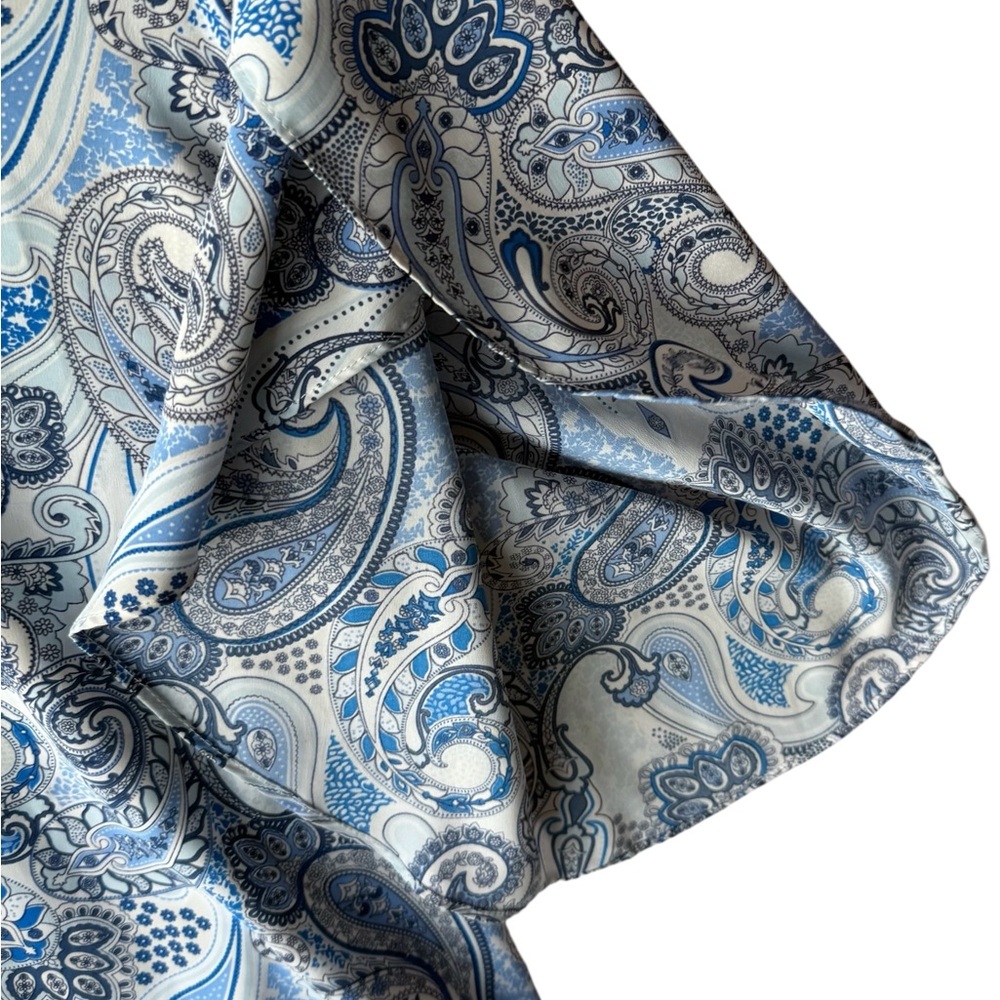 Blue Paisley Blouse Relaxed fit - Picture 6 of 8